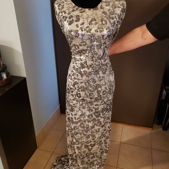 Kaftan Maxi Dress Mumu OR Use the Material to Make Your Own Dress! - Picture 6 of 9